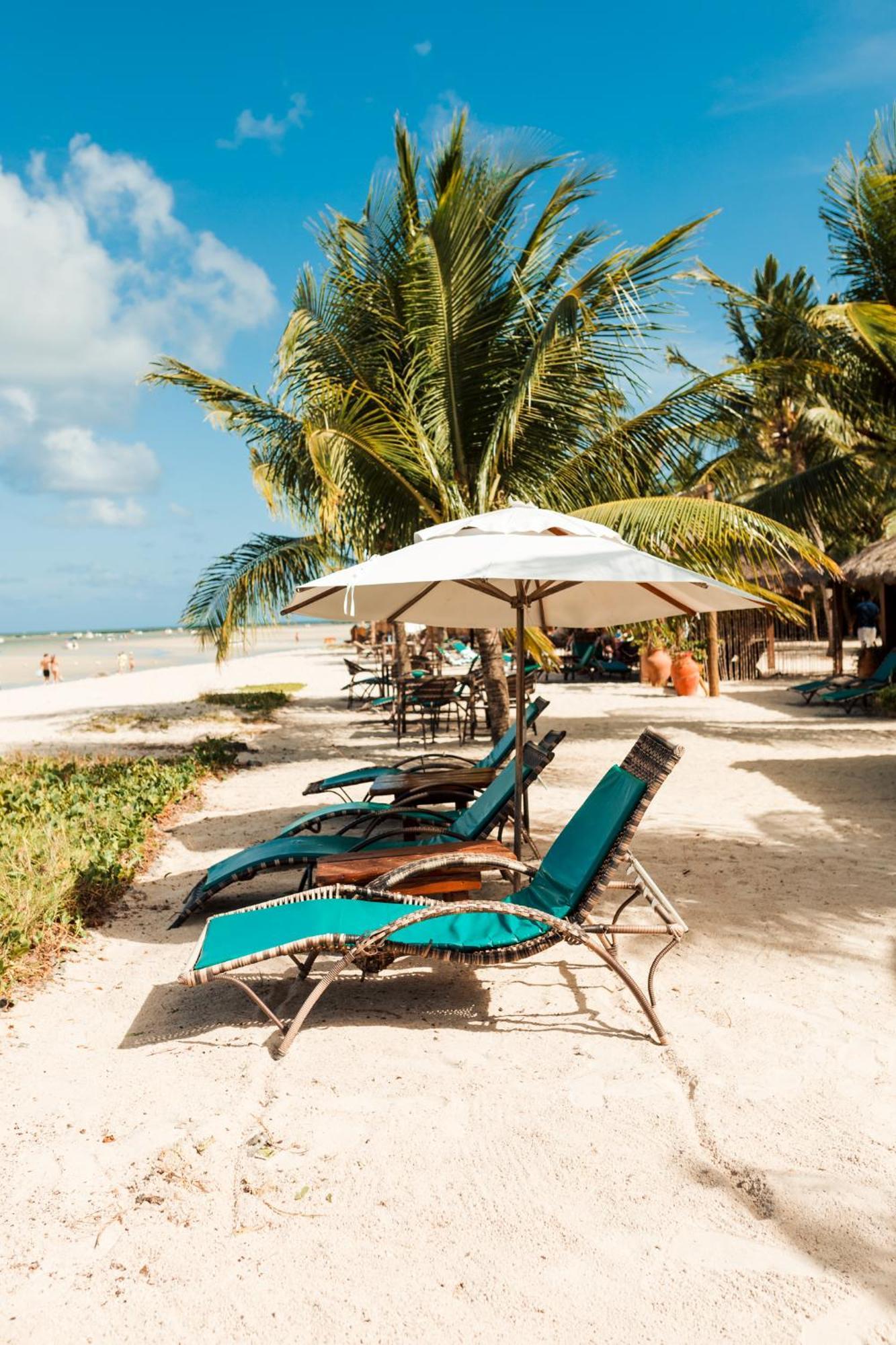 Bangalôs do Gameleiro Praia dos Carneiros Bagian luar foto